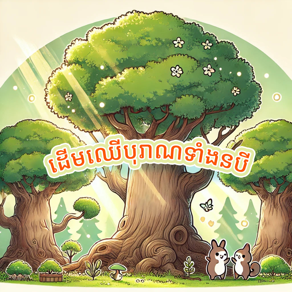 ដើមឈើបុរាណទាំងនបី